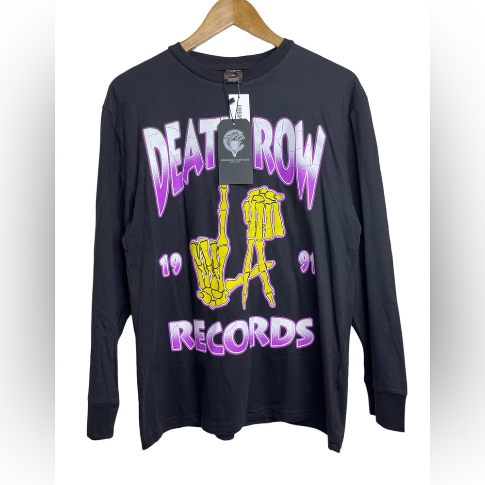 NWT Men’s Death Row Records long sleeve tee size Small